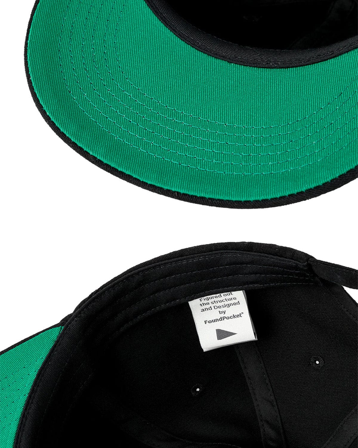 VERT ONE-SIZE [FOUND POCKET] FPP BALL CAP BLACK