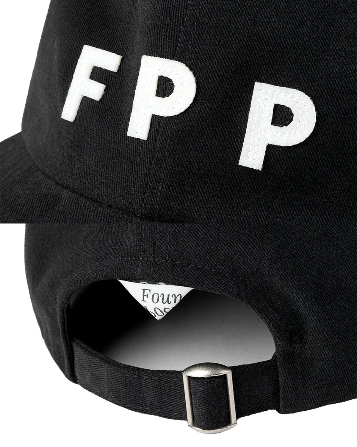 VERT ONE-SIZE [FOUND POCKET] FPP BALL CAP BLACK