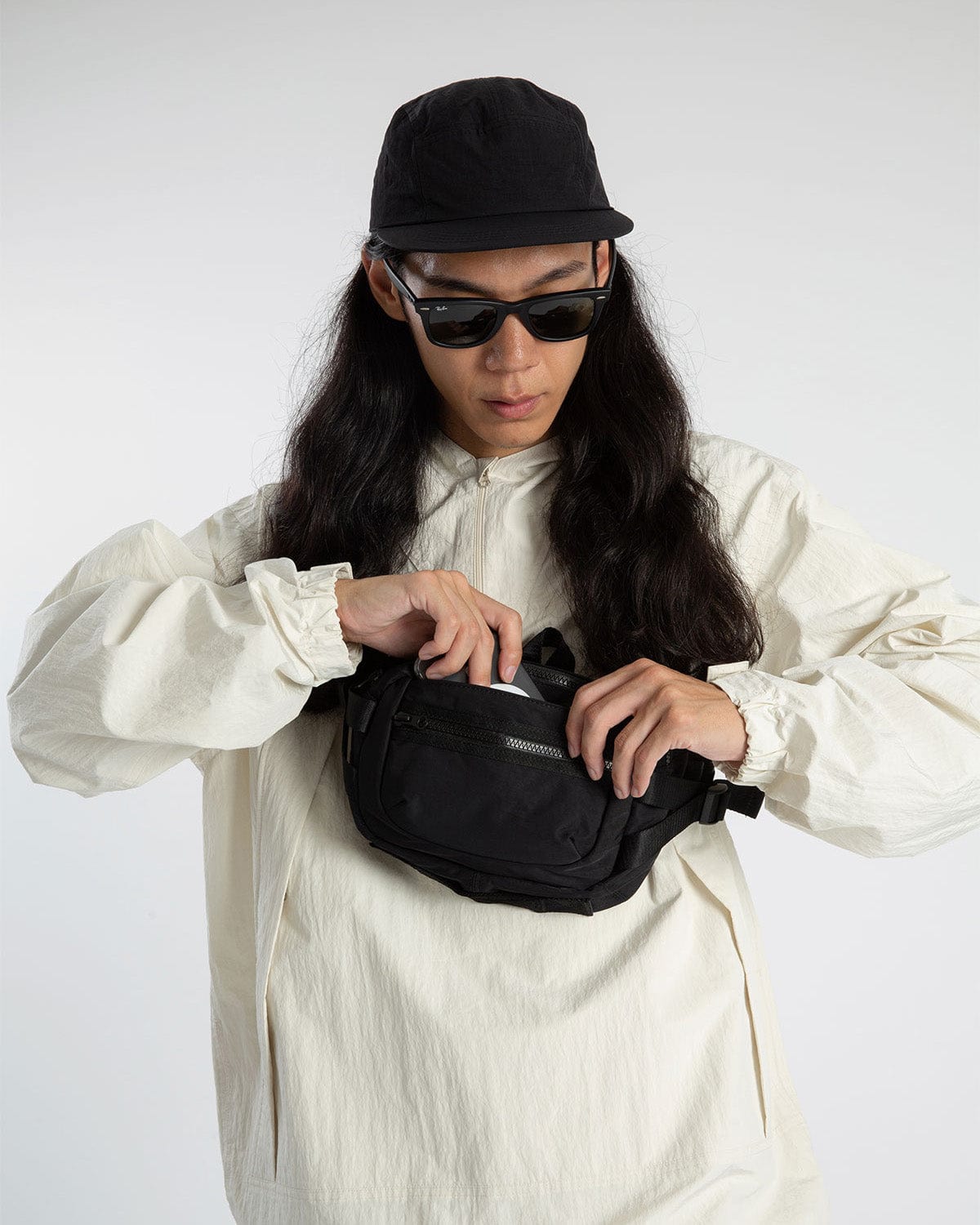 VERT ONE-SIZE [FOUND POCKET] PACEMAKER WAIST BAG BLACK