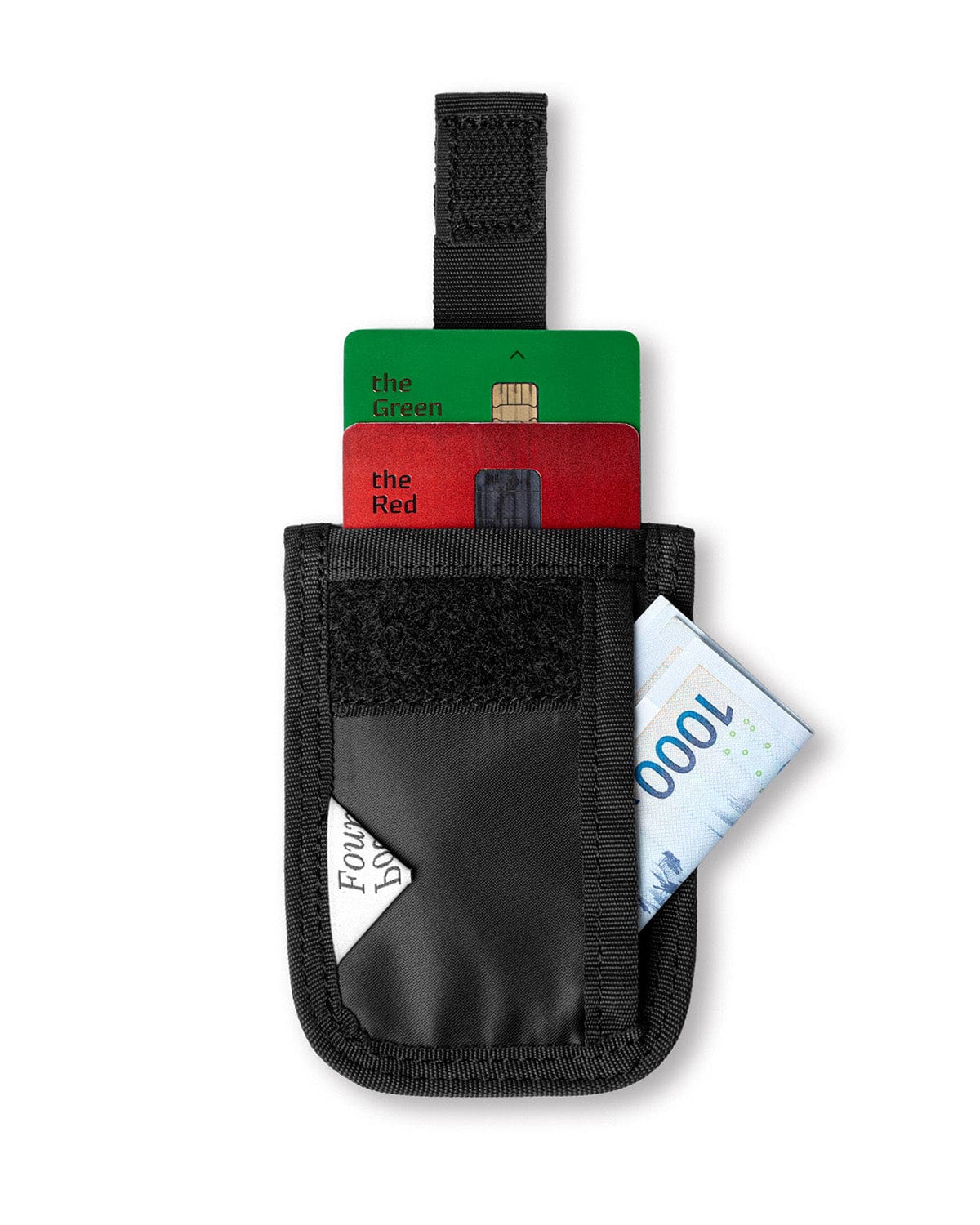 VERT ONE-SIZE [FOUND POCKET] SLAP CARDCASE FOR MAGSAFE BLACK