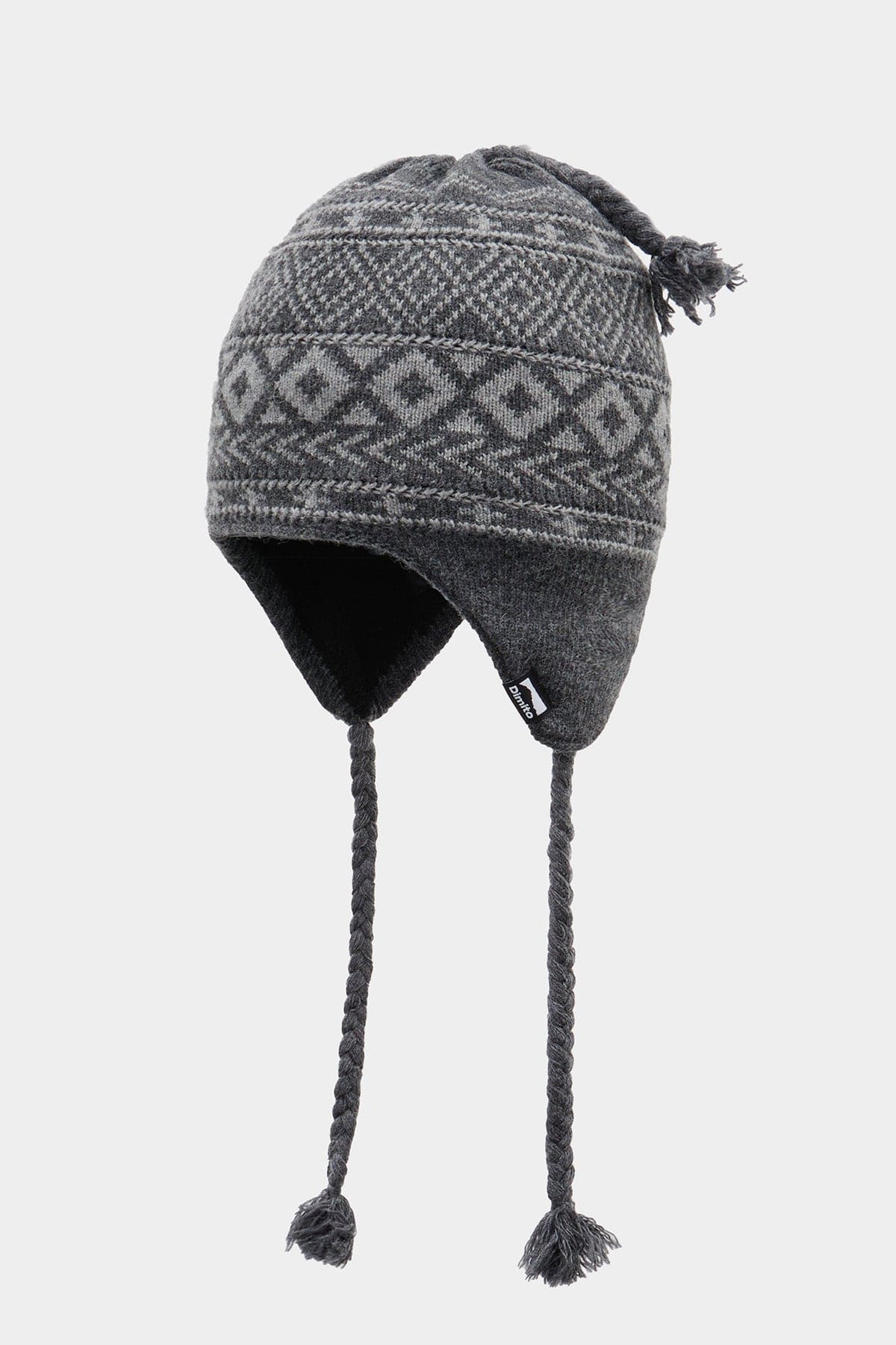 VERT ONE-SIZE HAE EAR FLAP BEANIE CHARCOAL