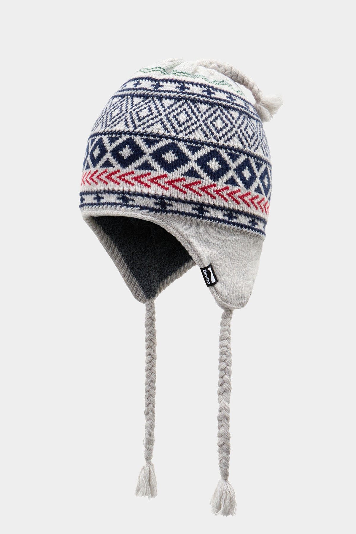 VERT ONE-SIZE HAE EAR FLAP BEANIE WHITE