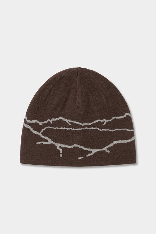 VERT ONE-SIZE HAE LINE BEANIE BROWN