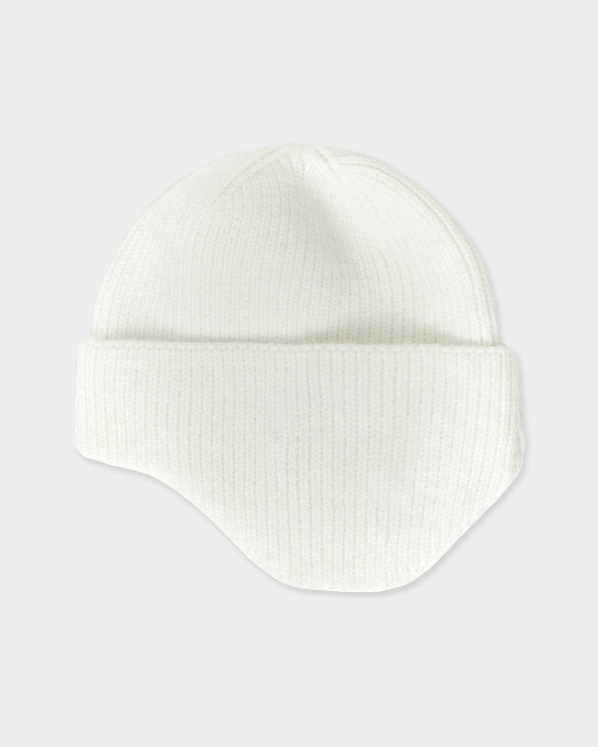 VERT ONE-SIZE KNIT EAR BEANIE IVORY