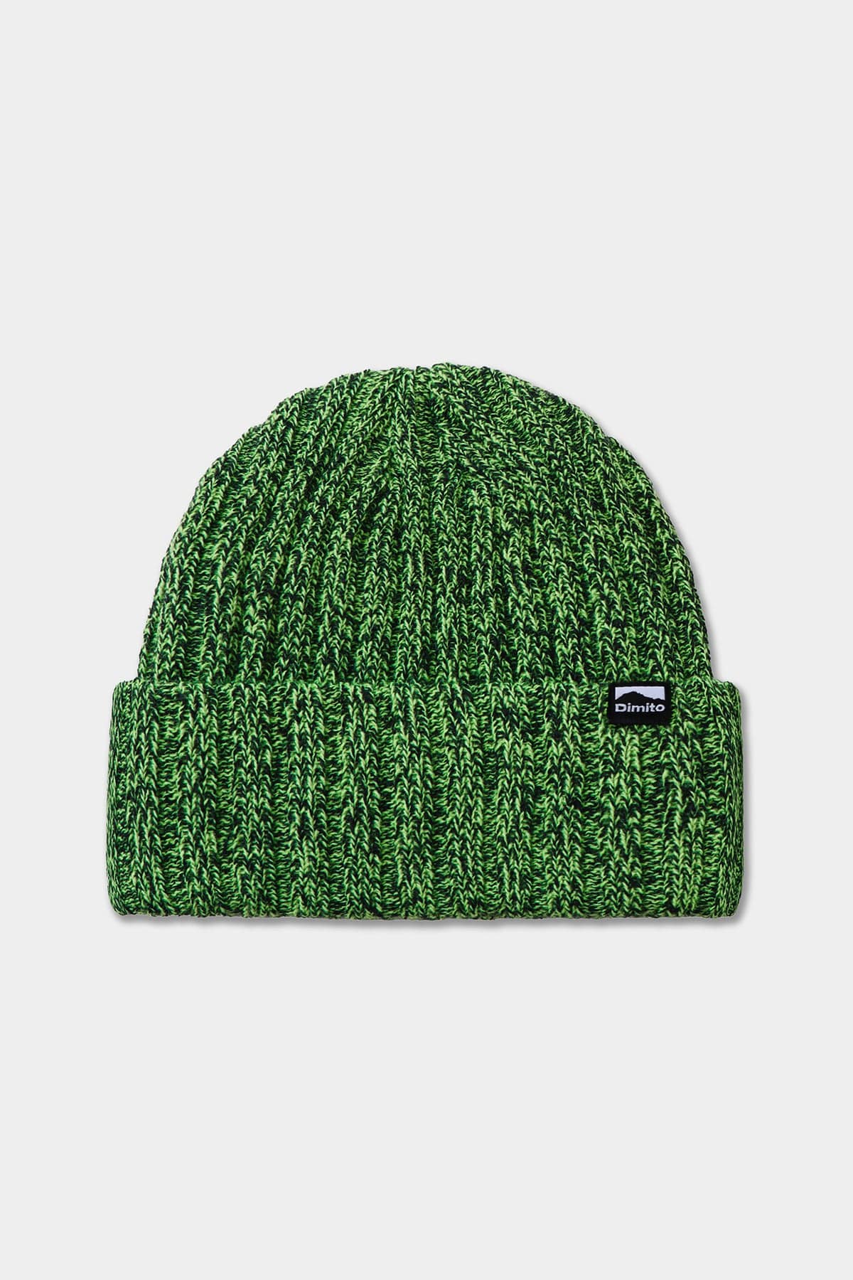 VERT ONE-SIZE MIX KNIT BEANIE GREEN