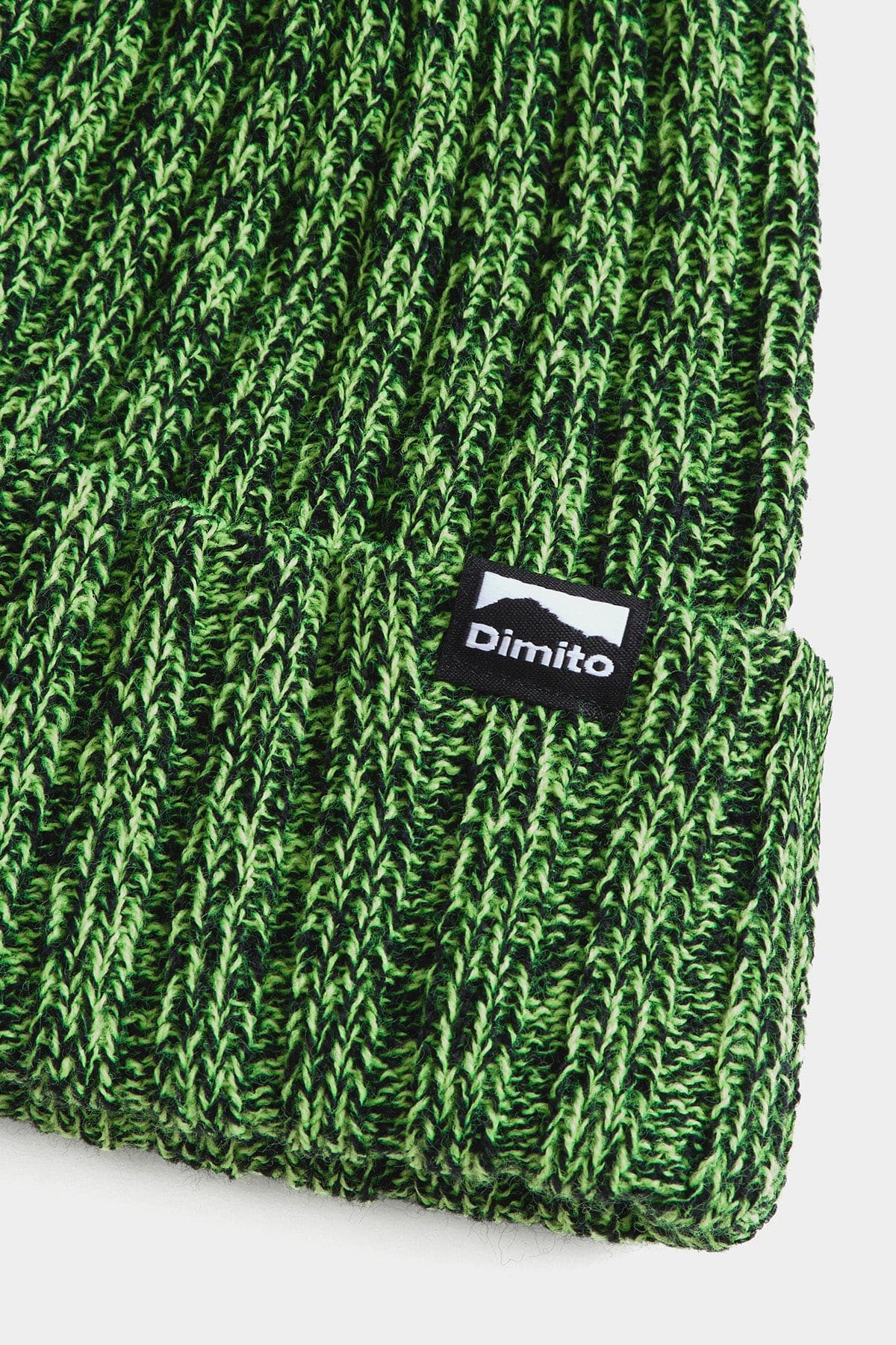 VERT ONE-SIZE MIX KNIT BEANIE GREEN