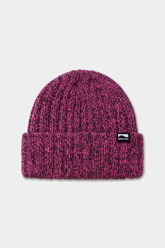 VERT ONE-SIZE MIX KNIT BEANIE PINK