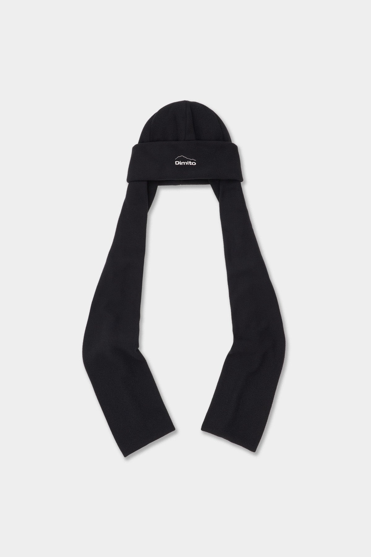 VERT ONE-SIZE MUFF FLEECE BEANIE P-WORK BLACK