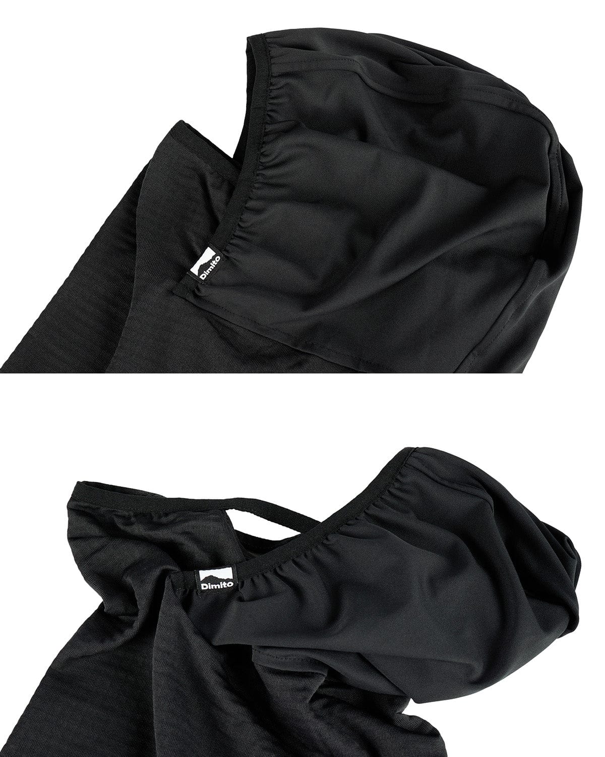 VERT ONE-SIZE POLARTEC EASY SLIM HOODCLAVA BLACK