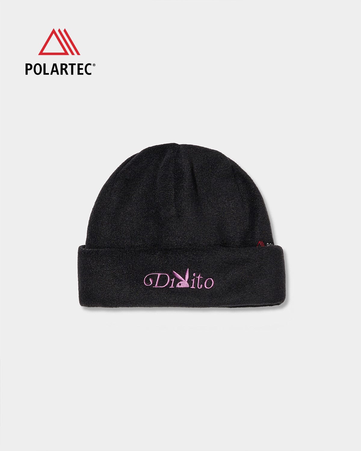 VERT ONE-SIZE POLARTEC (PLAYBOY X DIMITO) FLEECE BEANIE BLACK