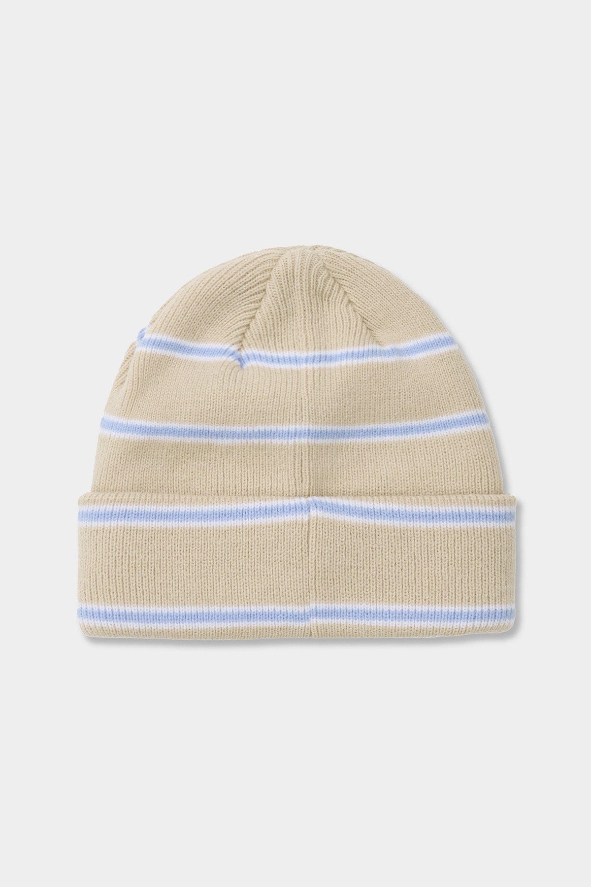 VERT ONE-SIZE STRIPE BEANIE BEIGE