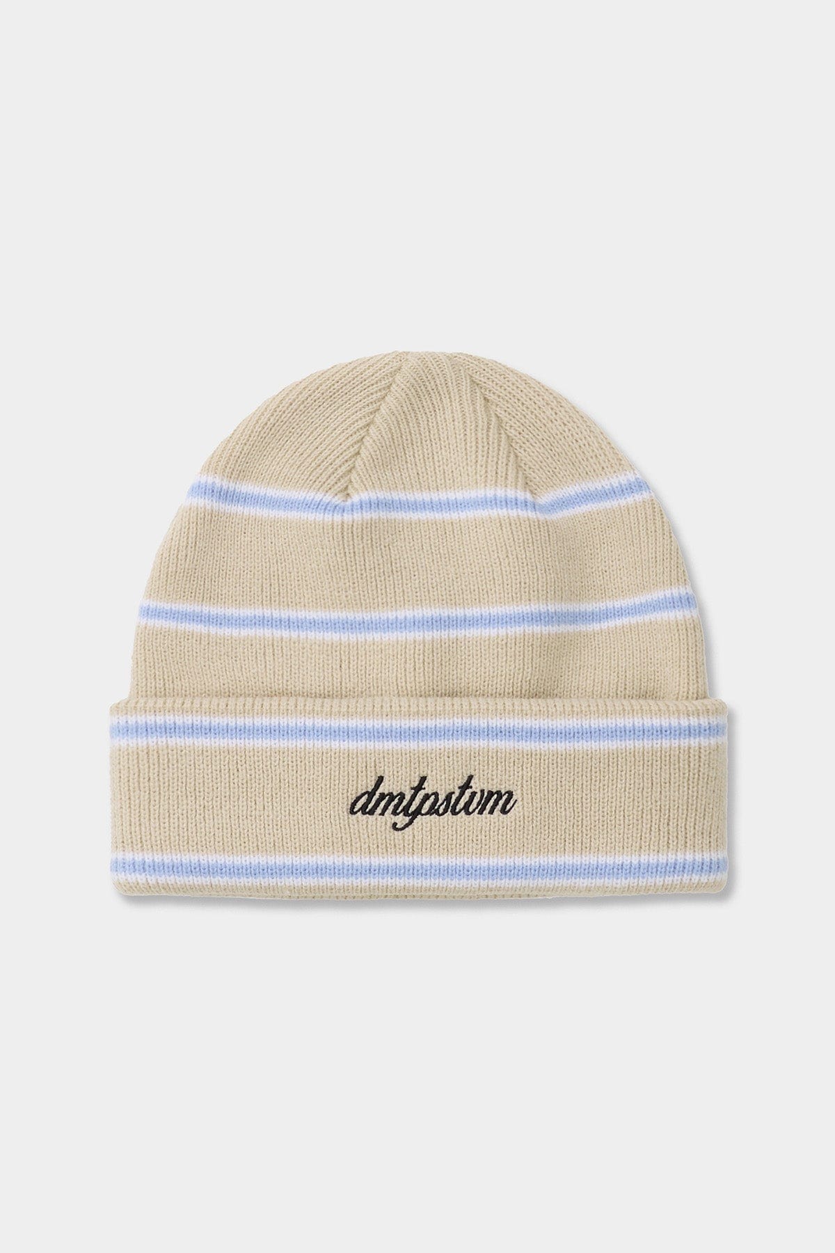 VERT ONE-SIZE STRIPE BEANIE BEIGE