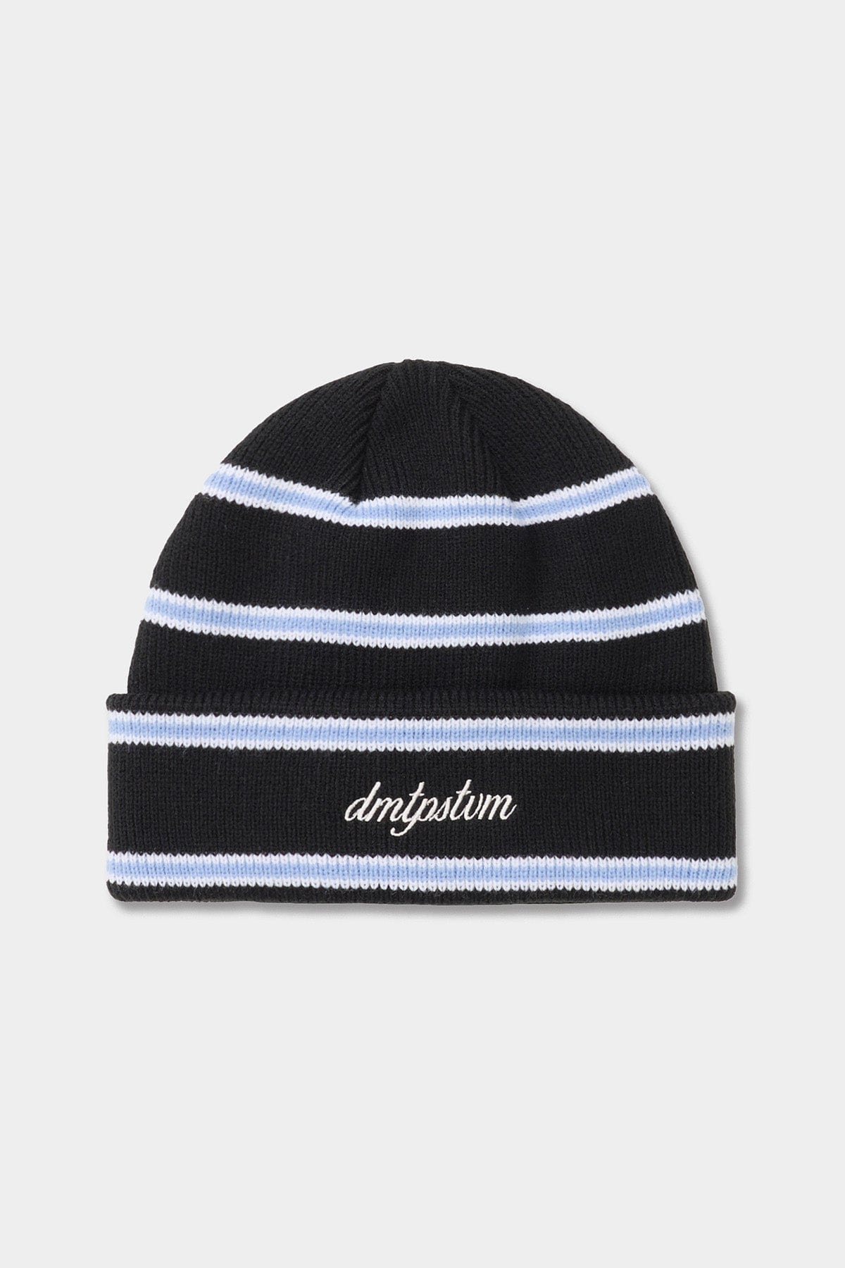 VERT ONE-SIZE STRIPE BEANIE BLACK