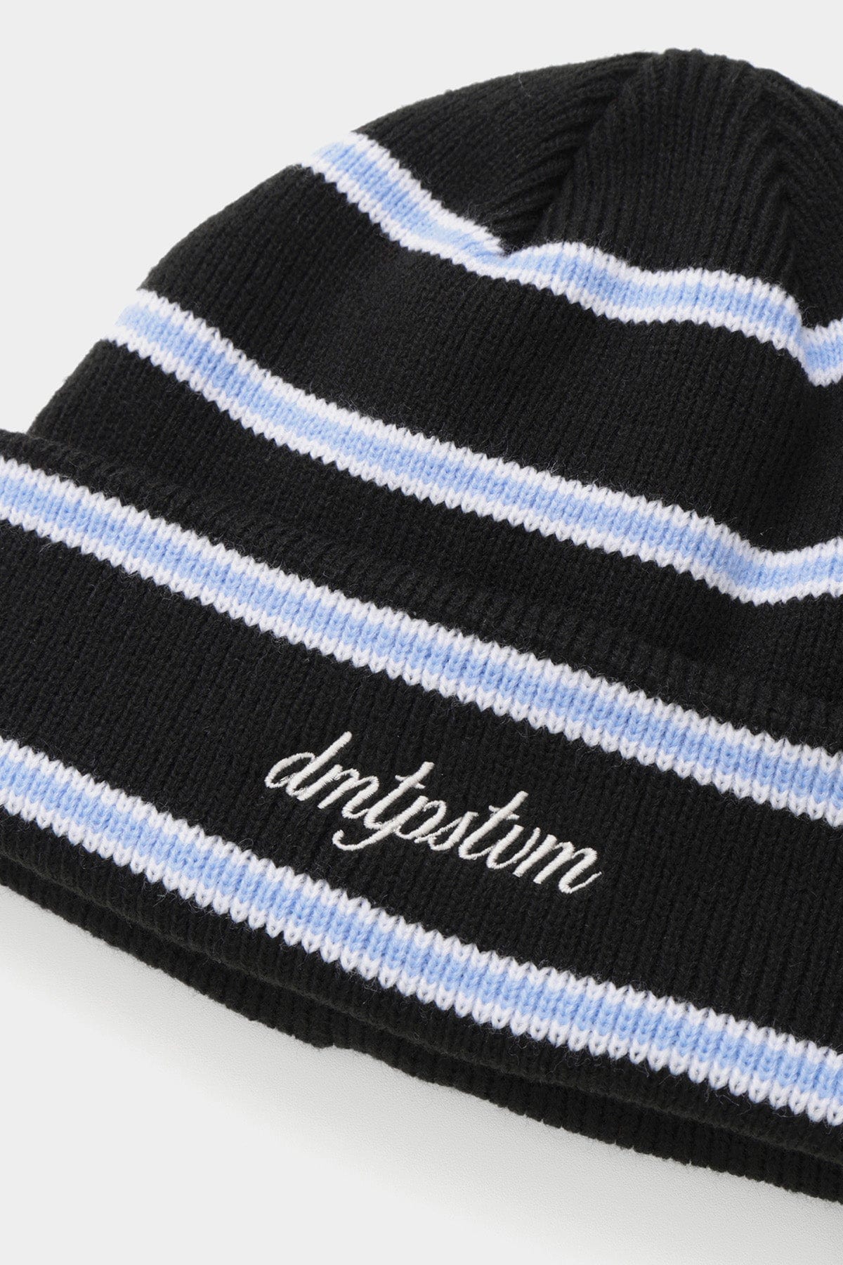 VERT ONE-SIZE STRIPE BEANIE BLACK