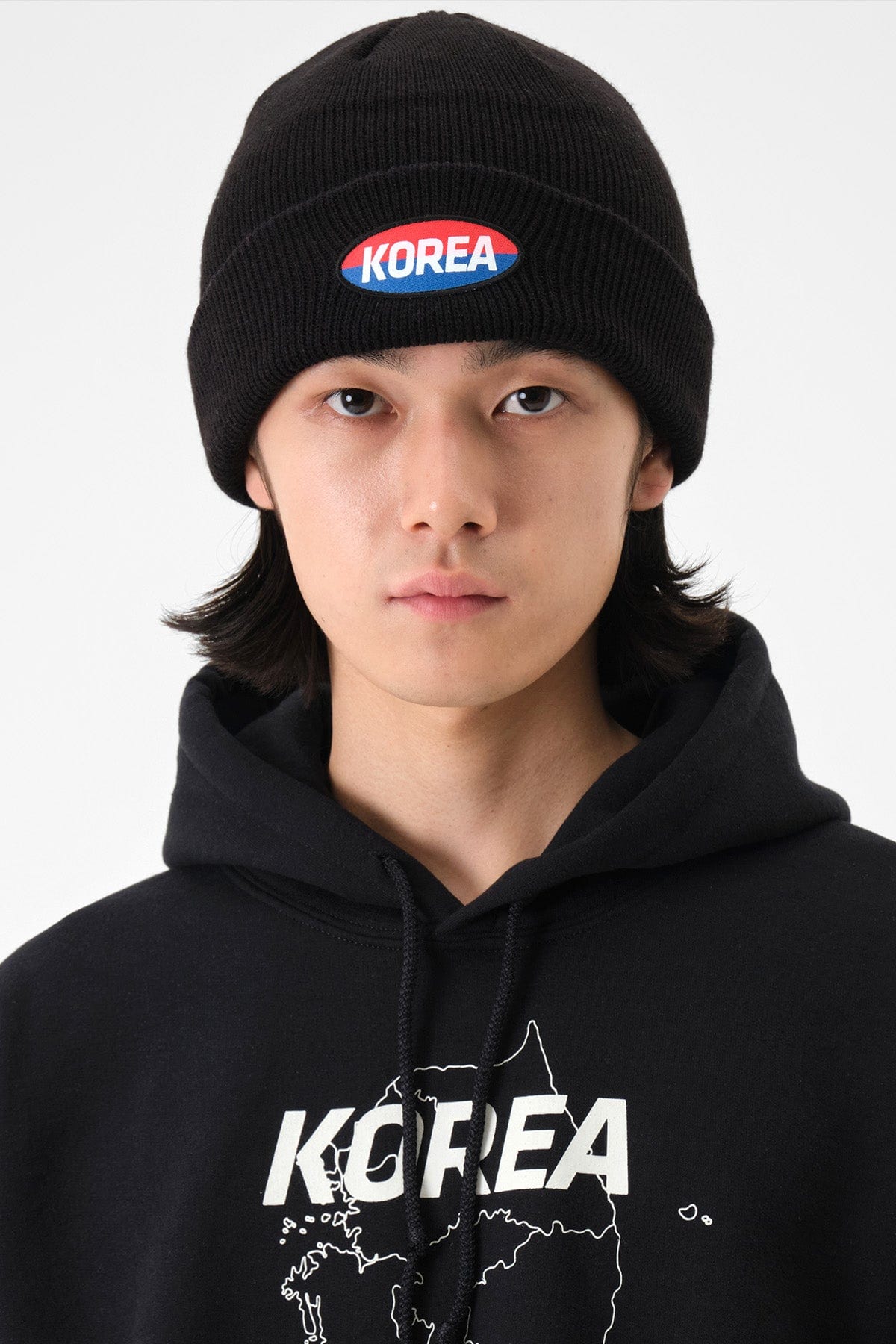 VERT ONE-SIZE TEAM KOREA REPLICA 24 KNIT BEANIE BLACK