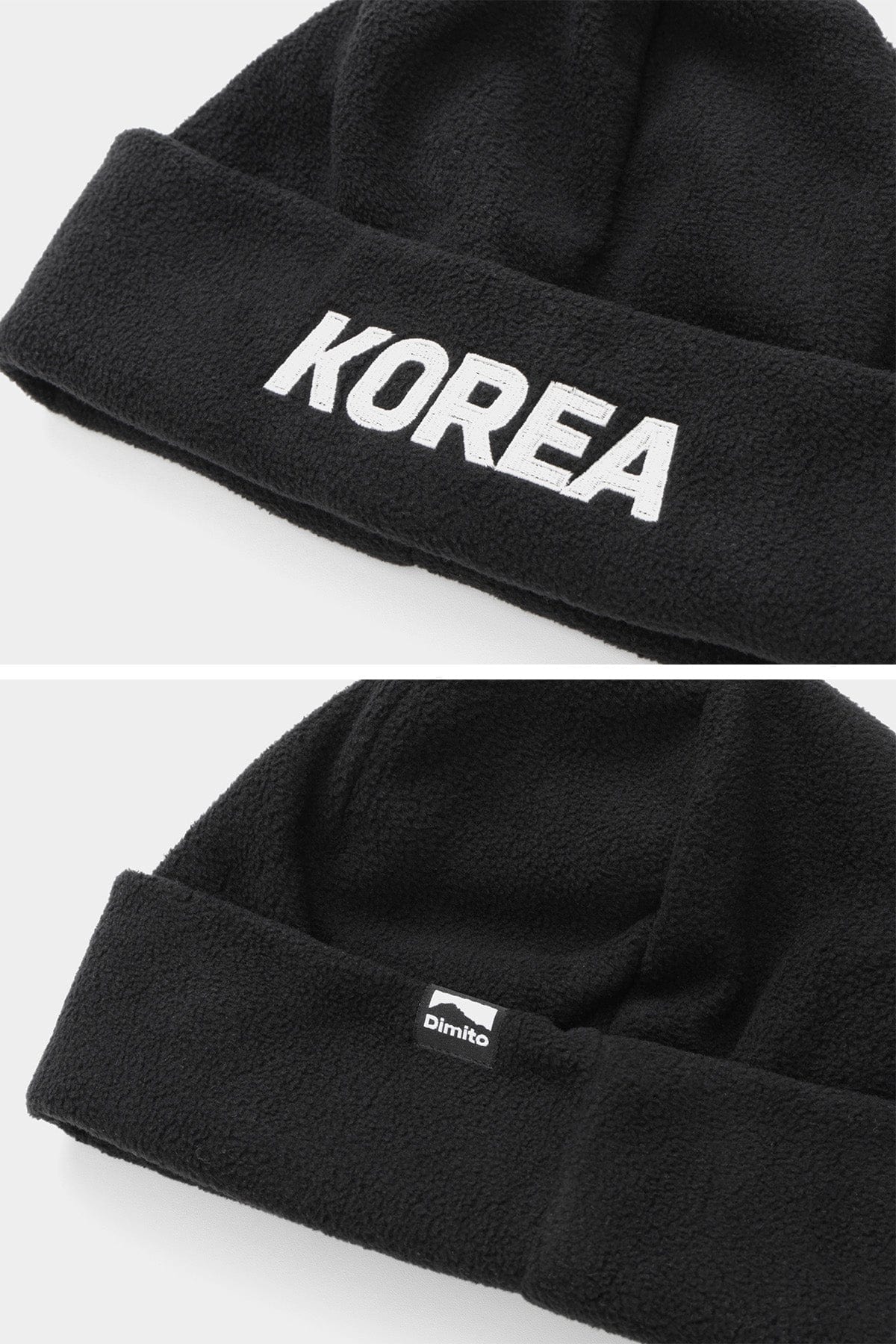 VERT ONE-SIZE TEAM KOREA REPLICA FLEECE BEANIE BLACK