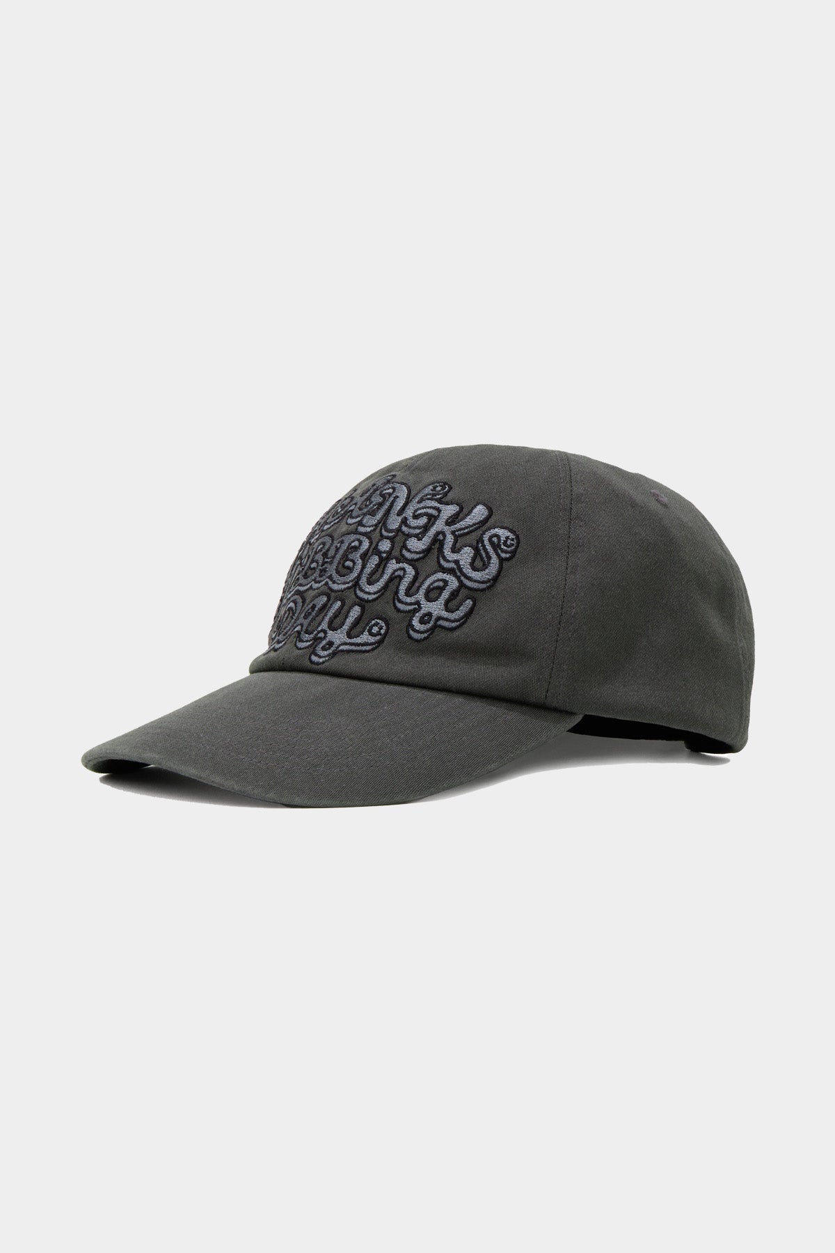 VERT ONE-SIZE TJD COTTON 6PANEL CAP CHARCOAL