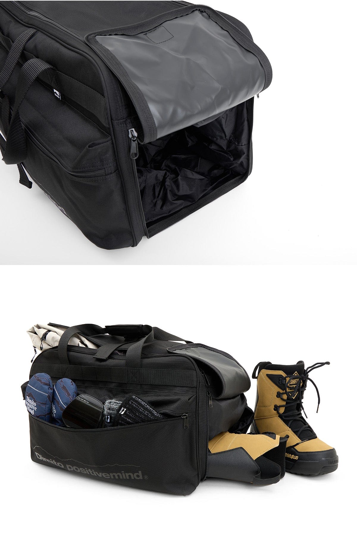 VERT ONE-SIZE TRAVEL BOOTS BAG BLACK