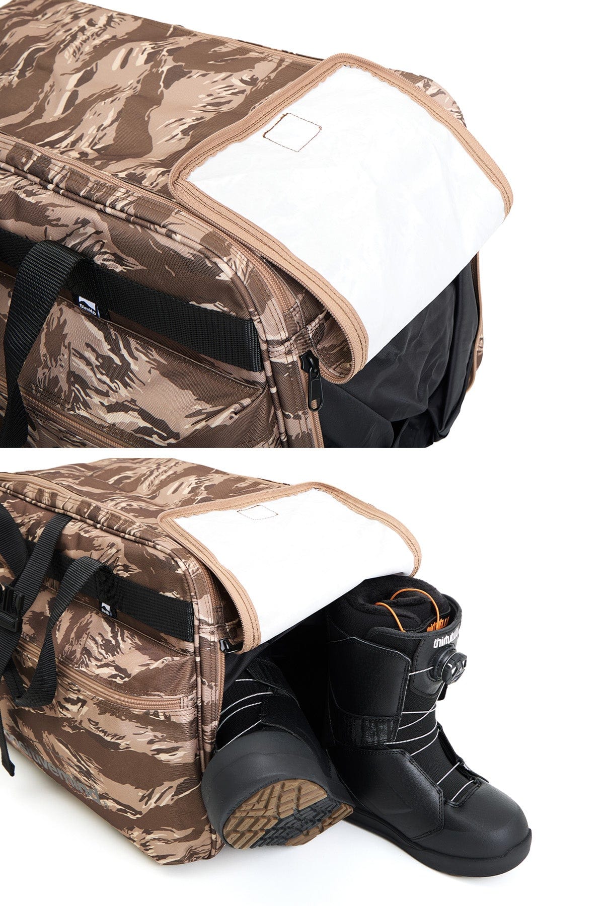 VERT ONE-SIZE TRAVEL BOOTS BAG TIGER