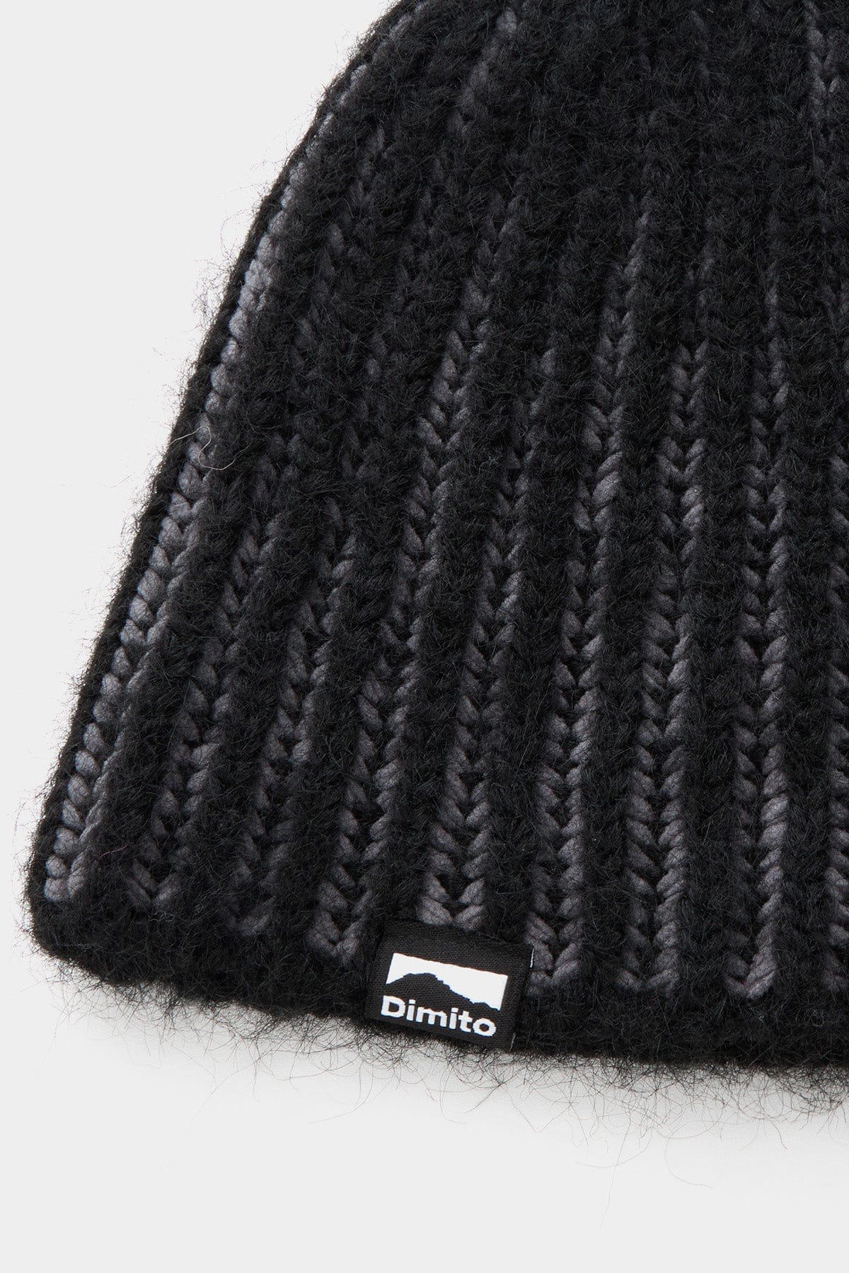 VERT ONE-SIZE TWOTONE BEANIE BLACK