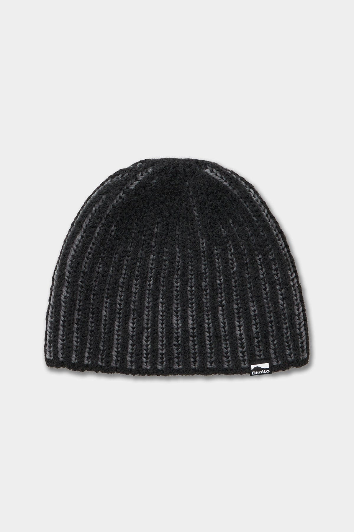 VERT ONE-SIZE TWOTONE BEANIE BLACK