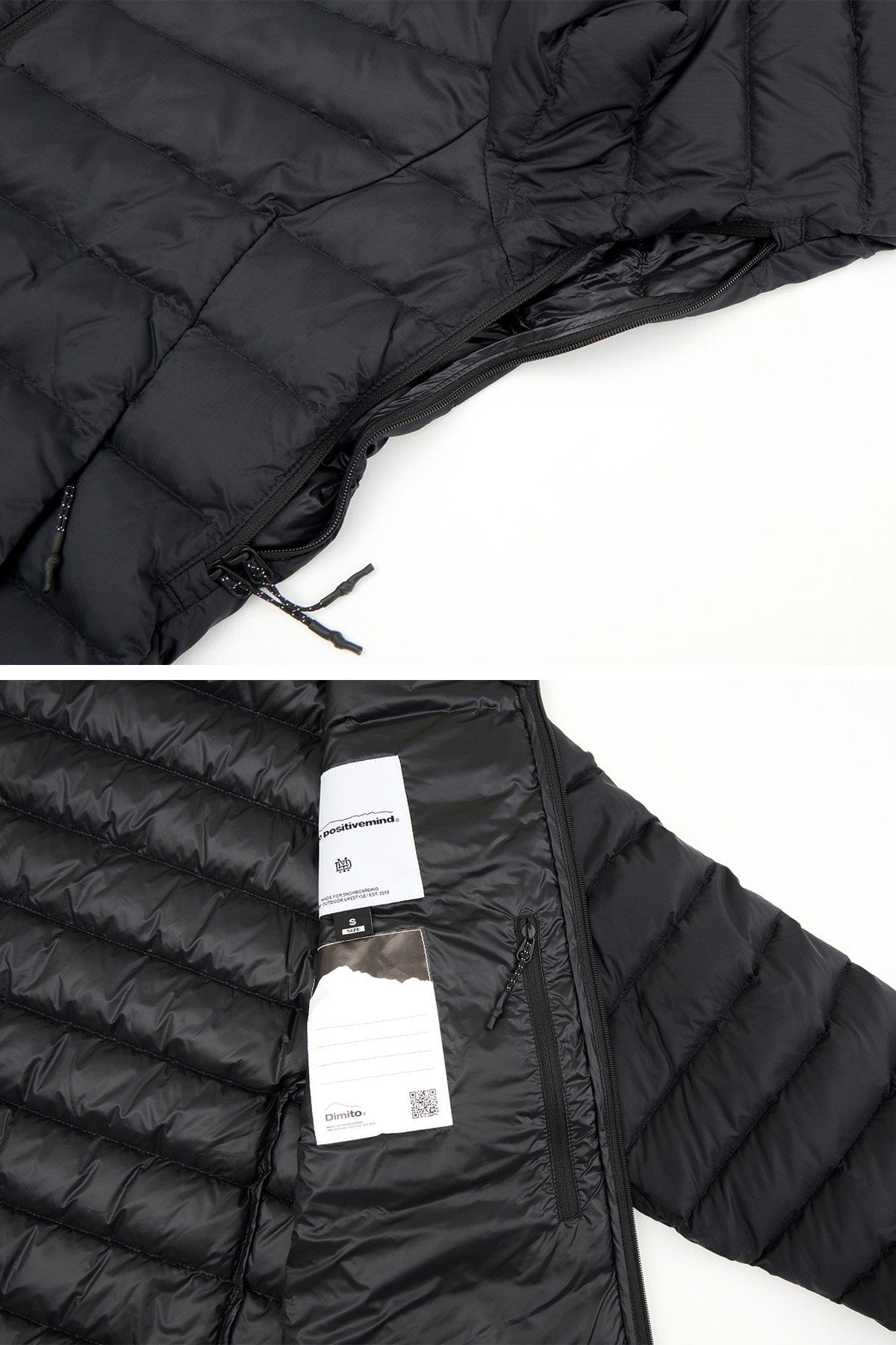 VERT OPTIMUM LIGHT DOWN JACKET BLACK