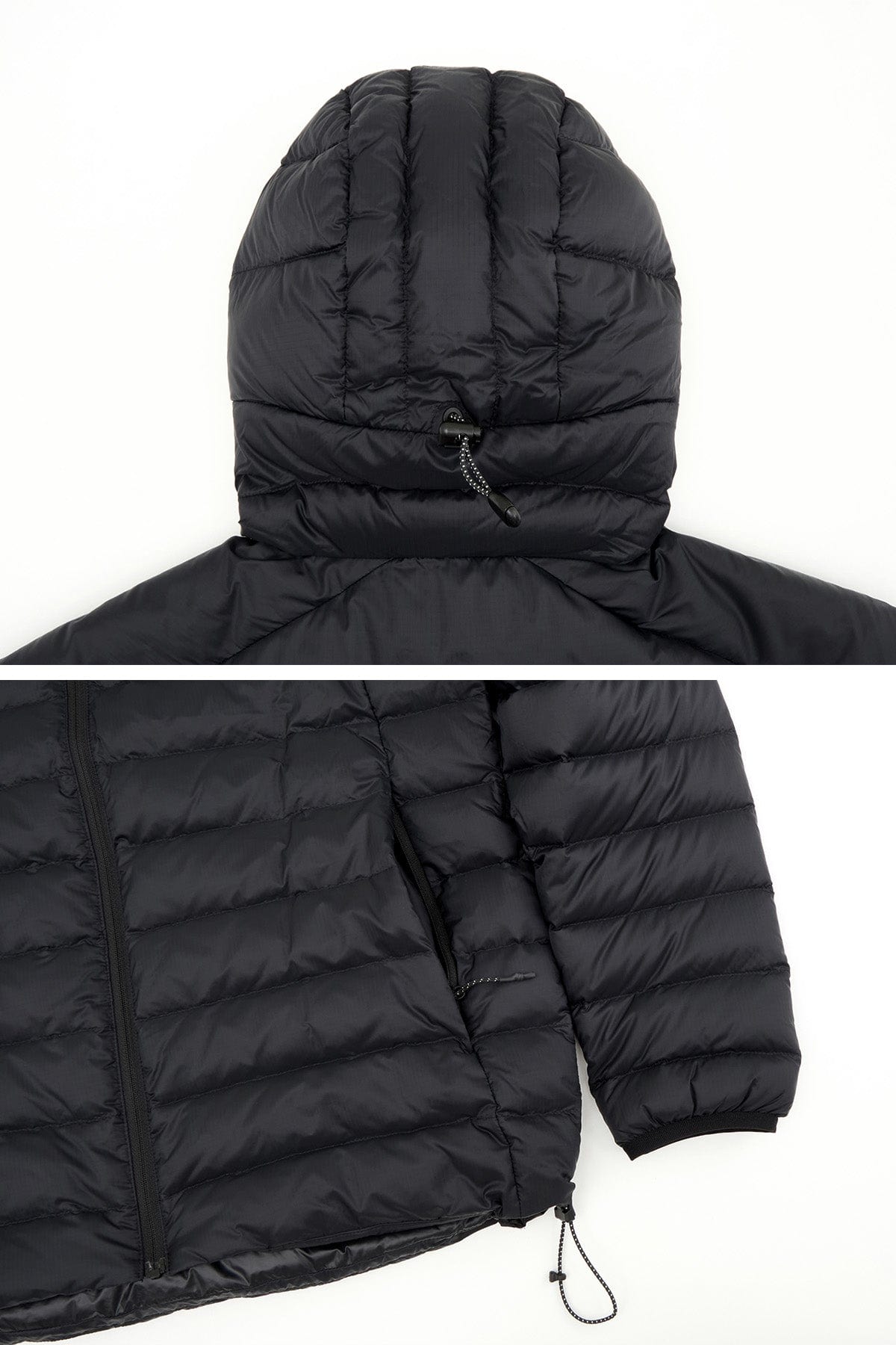 VERT OPTIMUM LIGHT DOWN JACKET BLACK