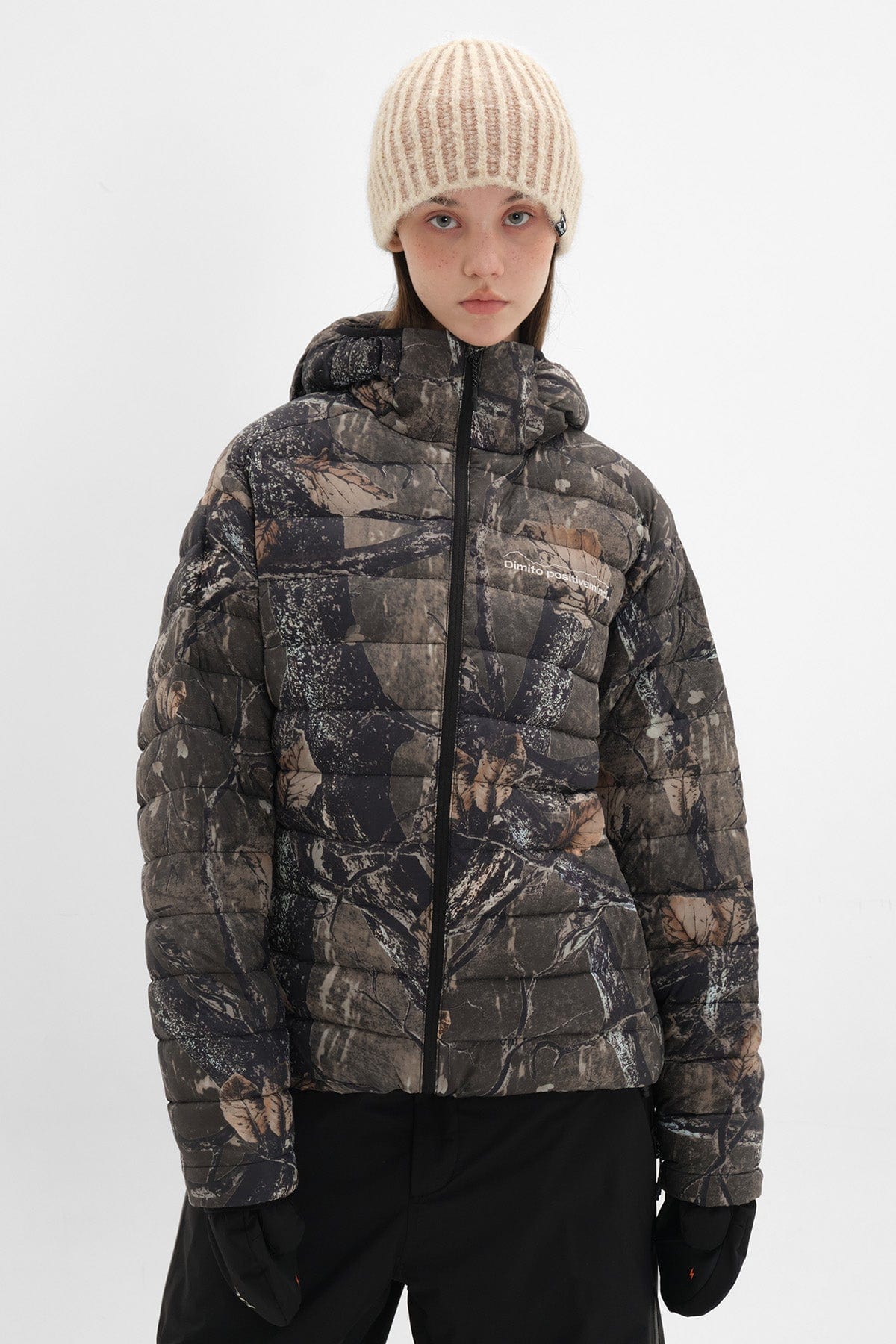 VERT OPTIMUM LIGHT DOWN JACKET BROWN TREE