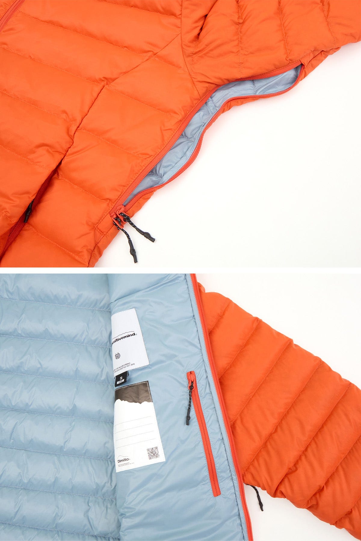 VERT OPTIMUM LIGHT DOWN JACKET DEEP ORANGE