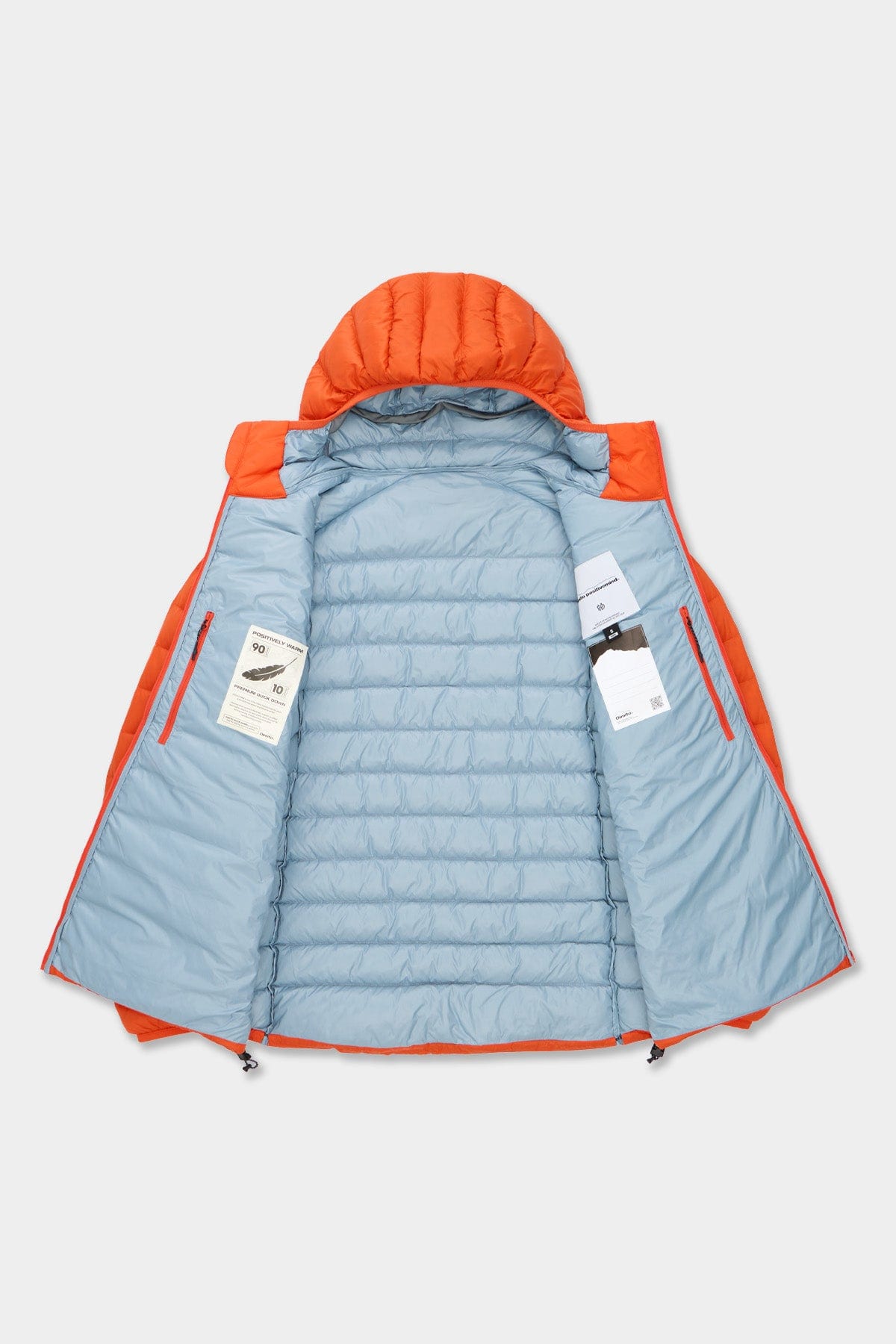 VERT OPTIMUM LIGHT DOWN JACKET DEEP ORANGE