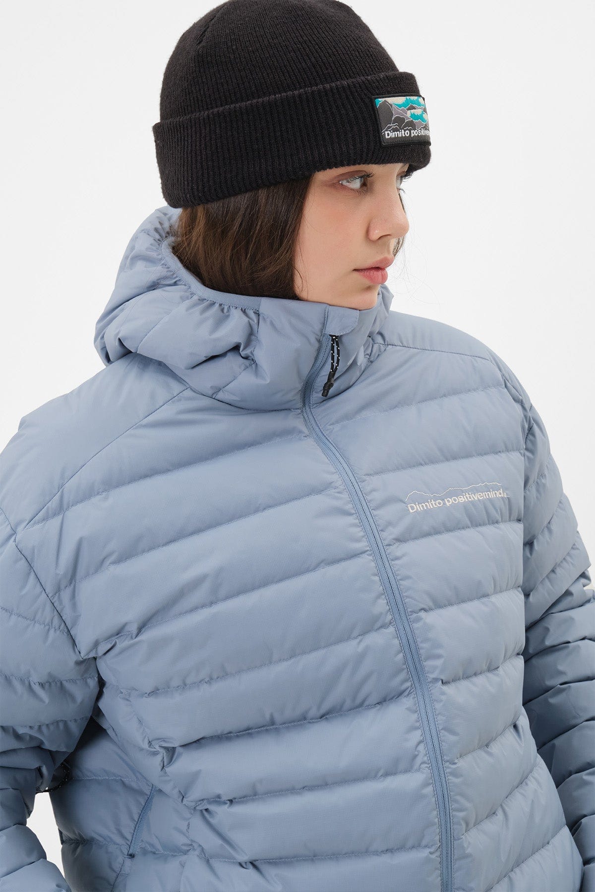 VERT OPTIMUM LIGHT DOWN JACKET SLATE BLUE