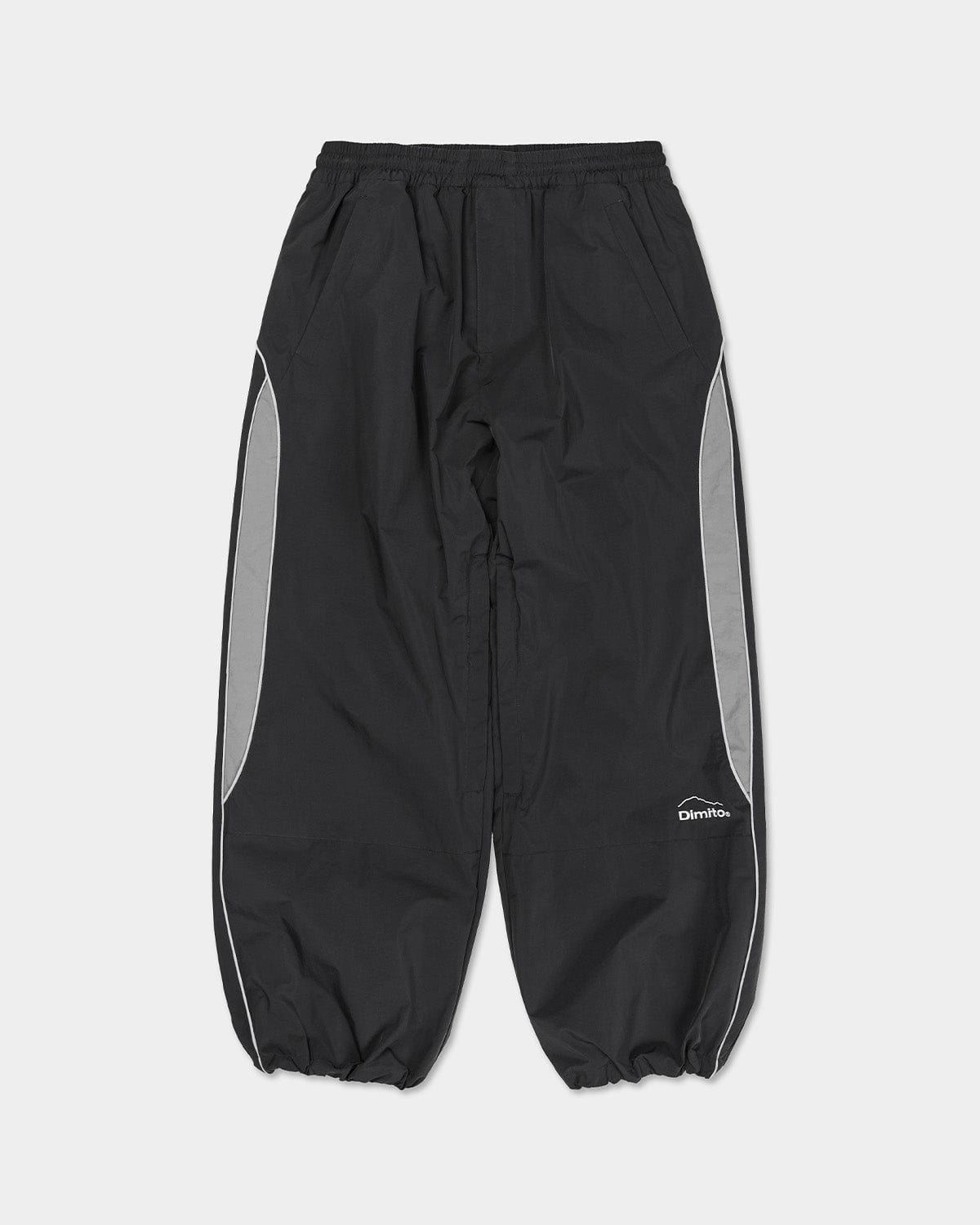 VERT OVAL PANTS BLACK (Semi Wide Fit)