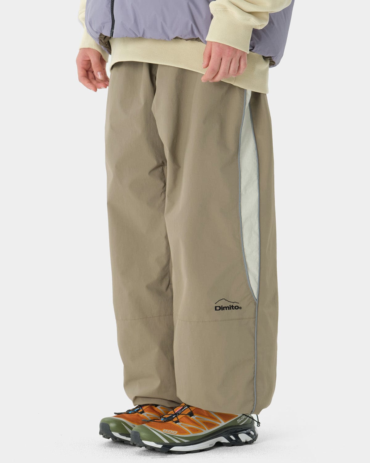 VERT OVAL PANTS TAN (Semi Wide Fit)