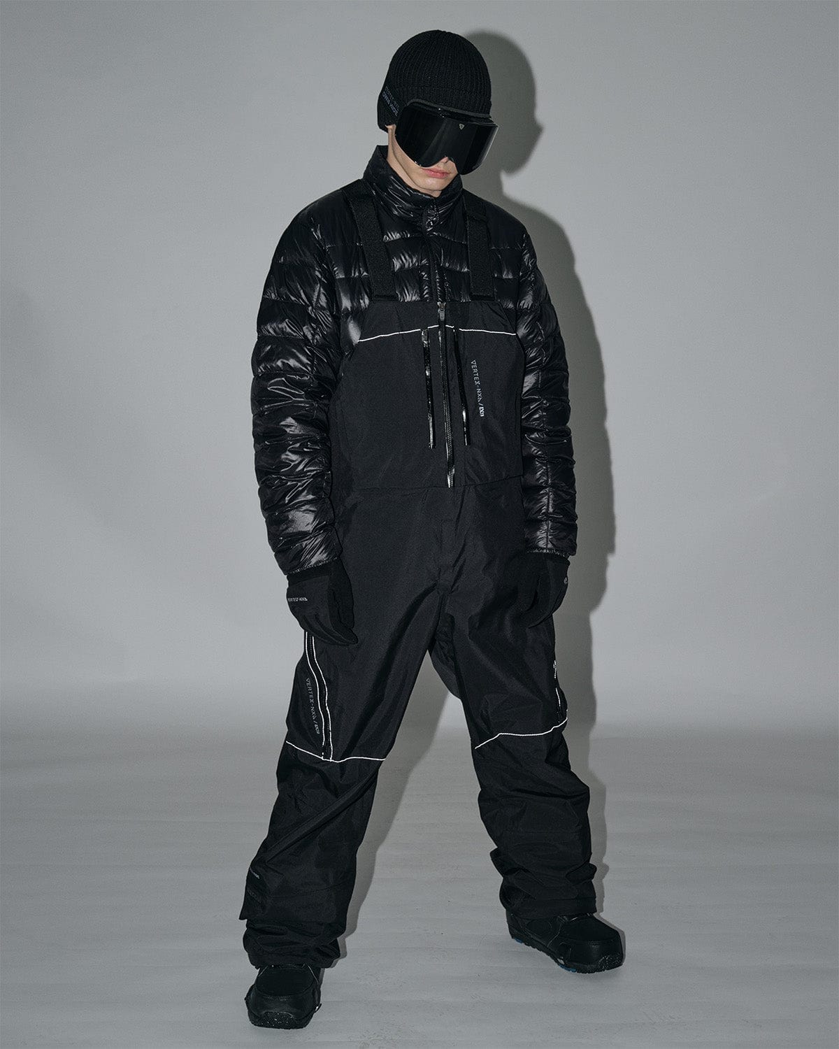 VERT OWN HIDE (VTX X IX9) RECCO BIB PANTS BLACK (Standard Fit)