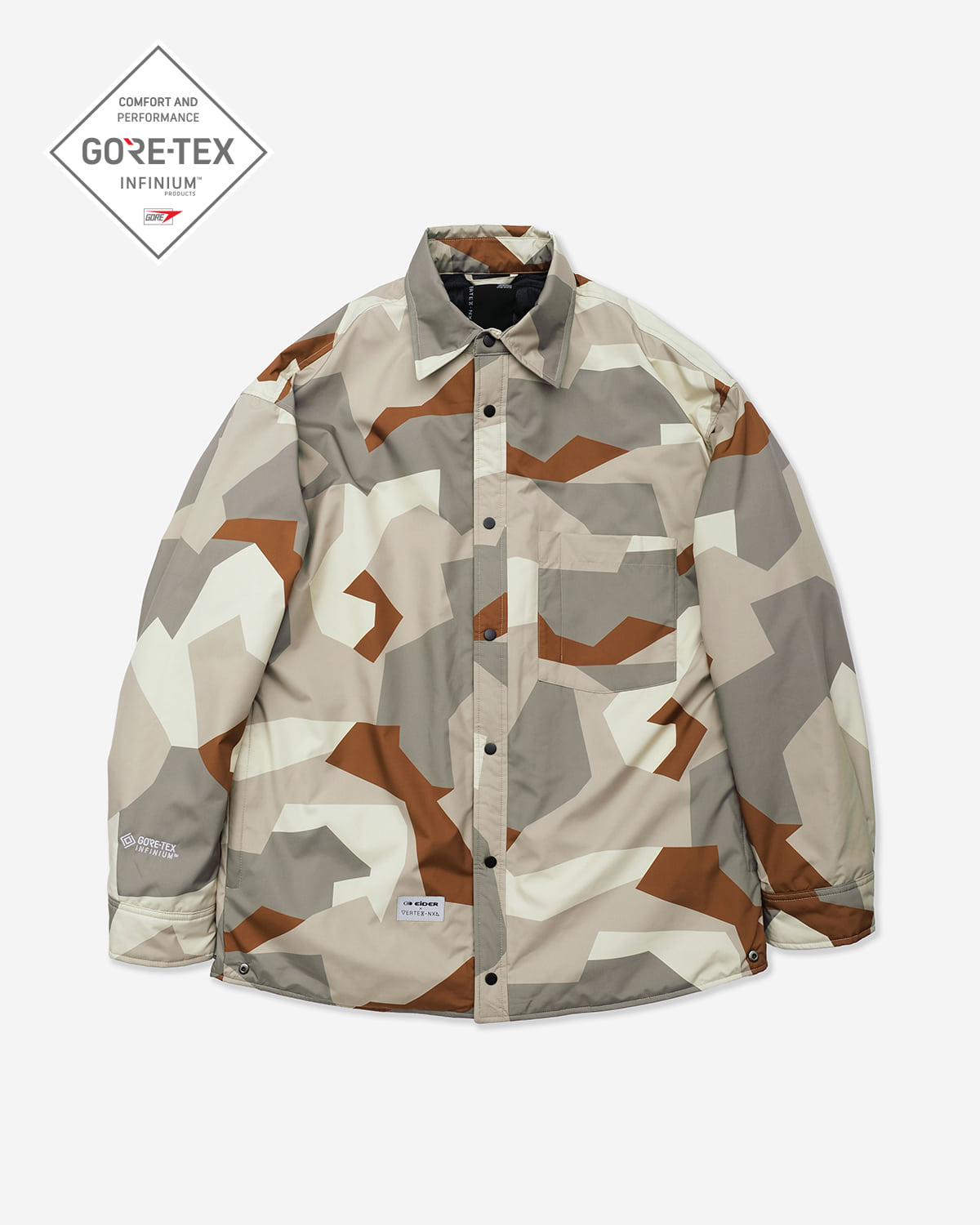 VERT PADDED (VTX X EIDER) SHIRTS UF90 CAMO DESERT