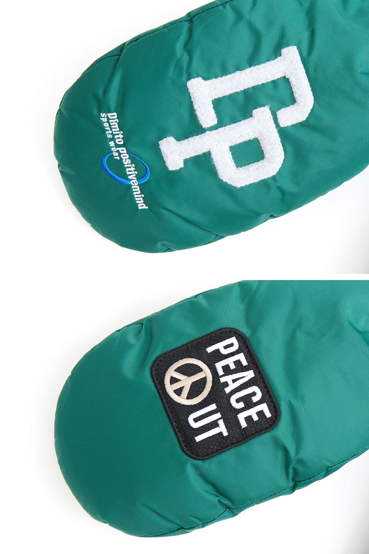 VERT PEACE DP MITTEN GREEN