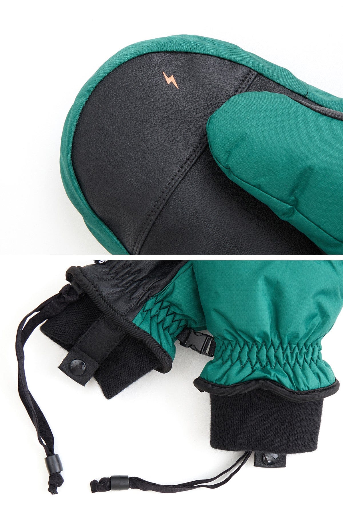 VERT PEACE DP MITTEN GREEN