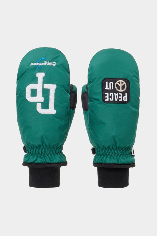 VERT PEACE DP MITTEN GREEN