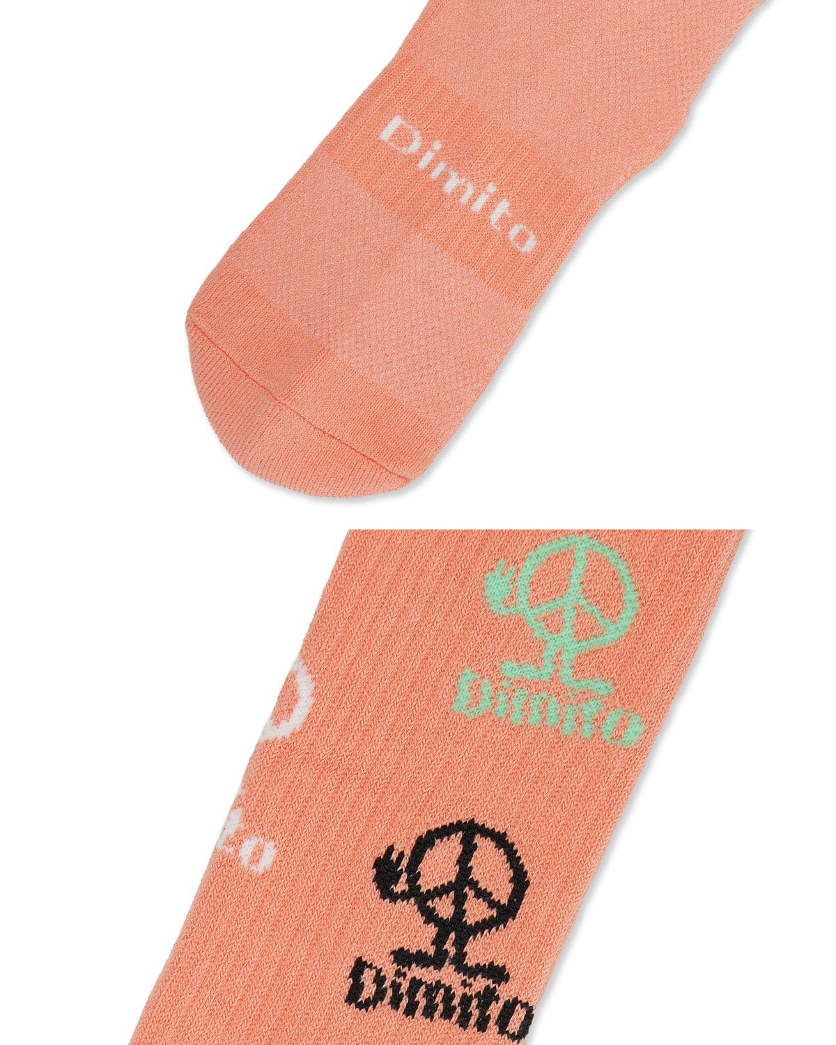 VERT PEACE SPORTS SOCKS ORANGE