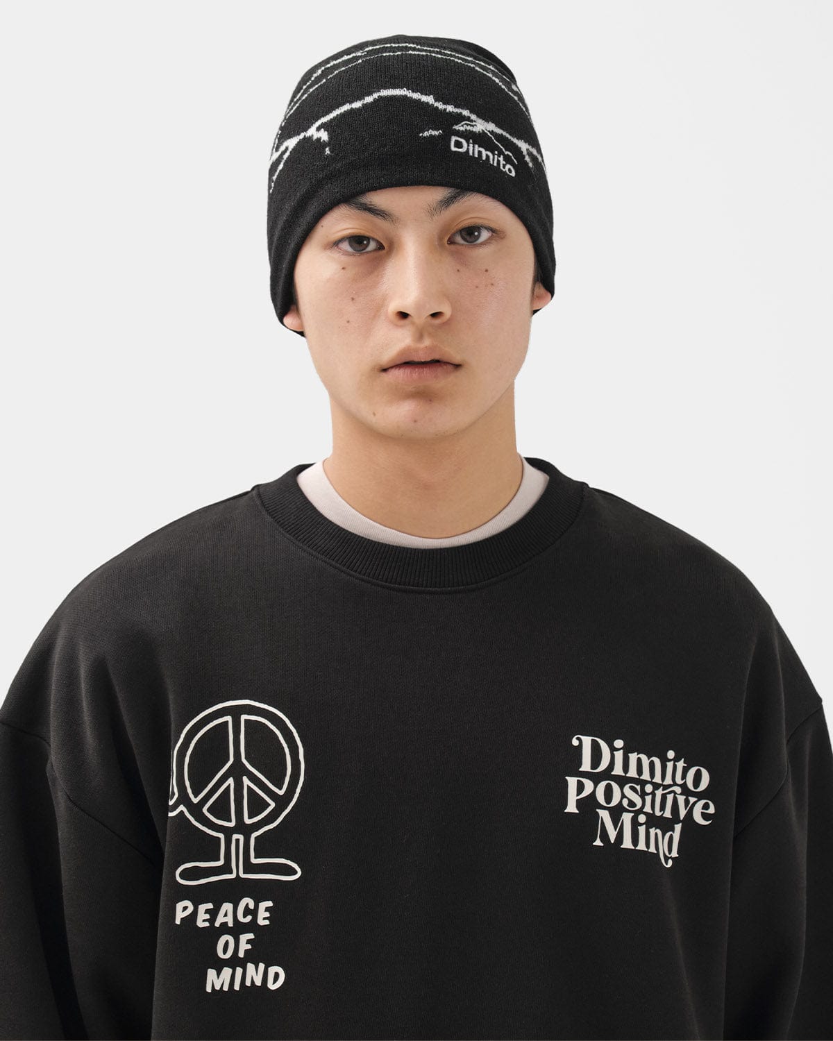 VERT PEACE SWEATSHIRTS BLACK