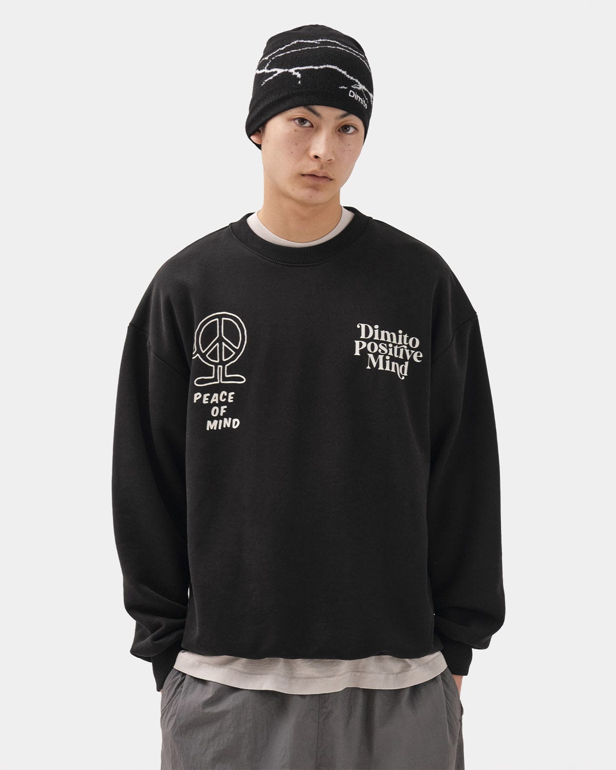 VERT PEACE SWEATSHIRTS BLACK