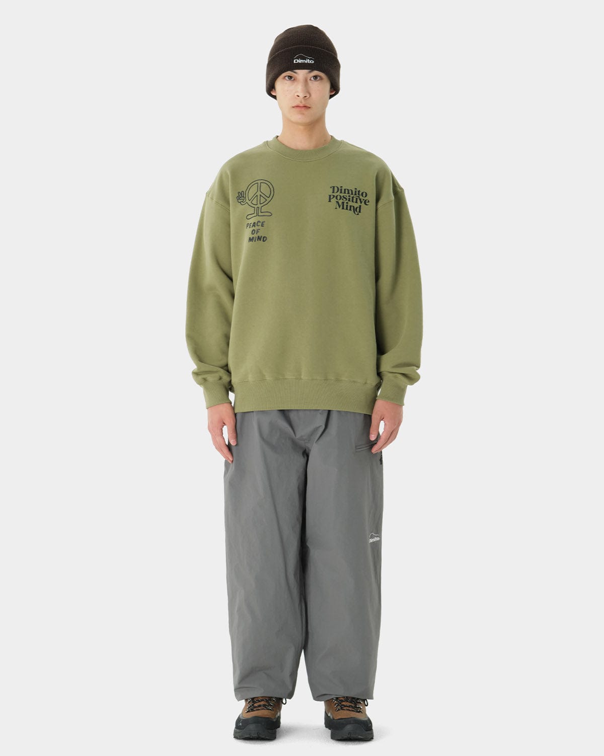 VERT PEACE SWEATSHIRTS OLIVE