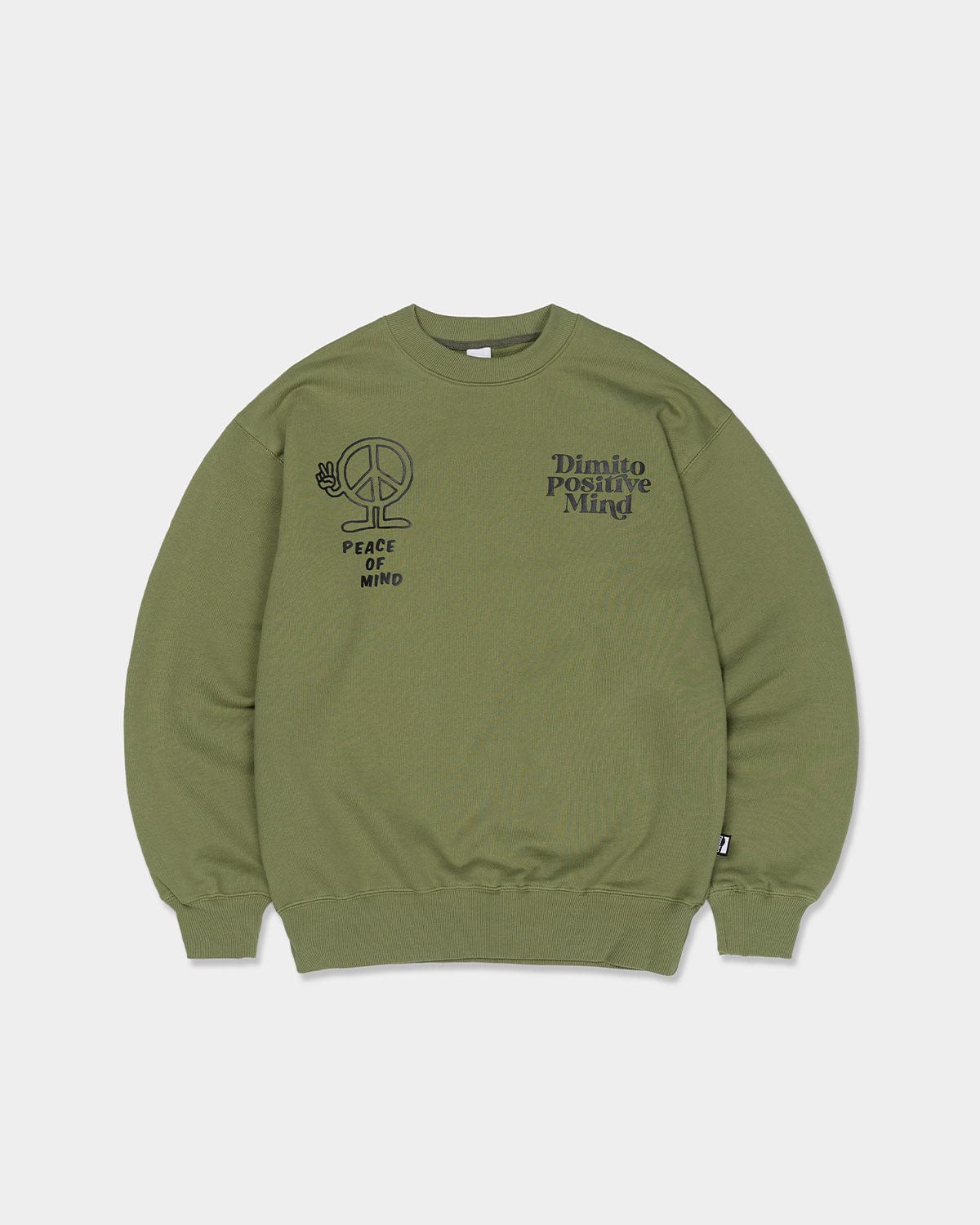 VERT PEACE SWEATSHIRTS OLIVE