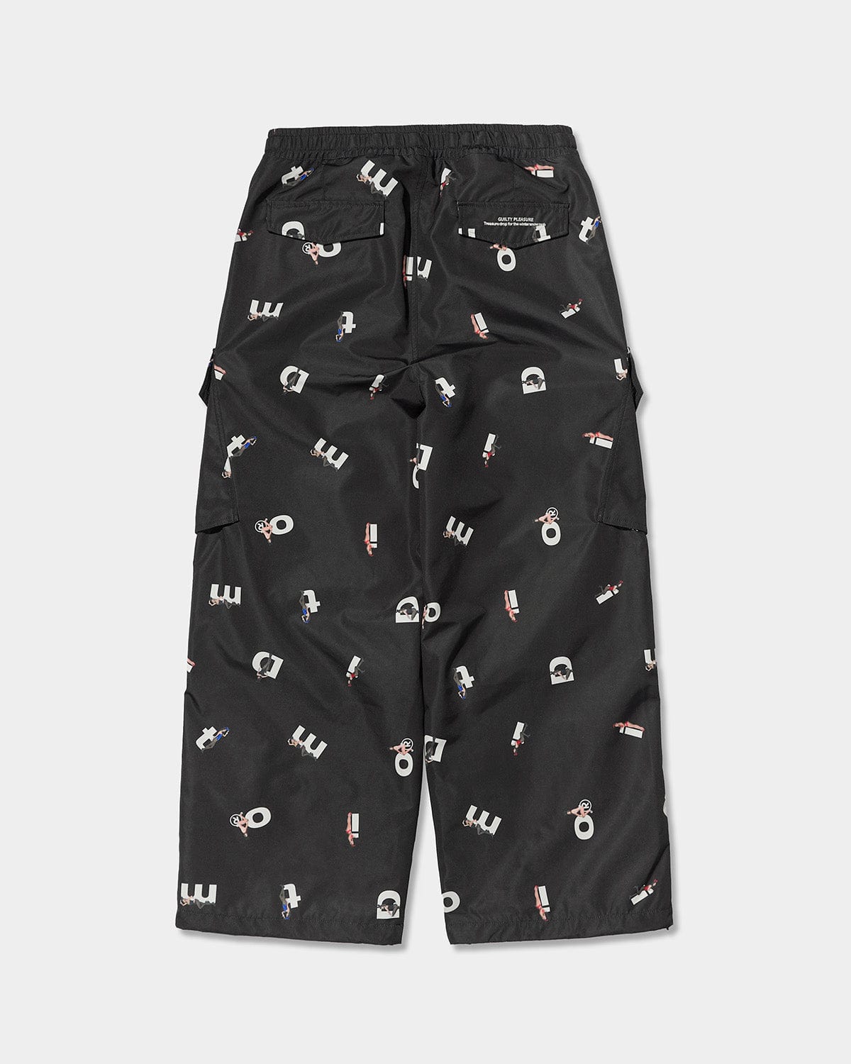 VERT (PLAYBOY X DIMITO) BIG PANTS P CHARCOAL (Wide Fit)