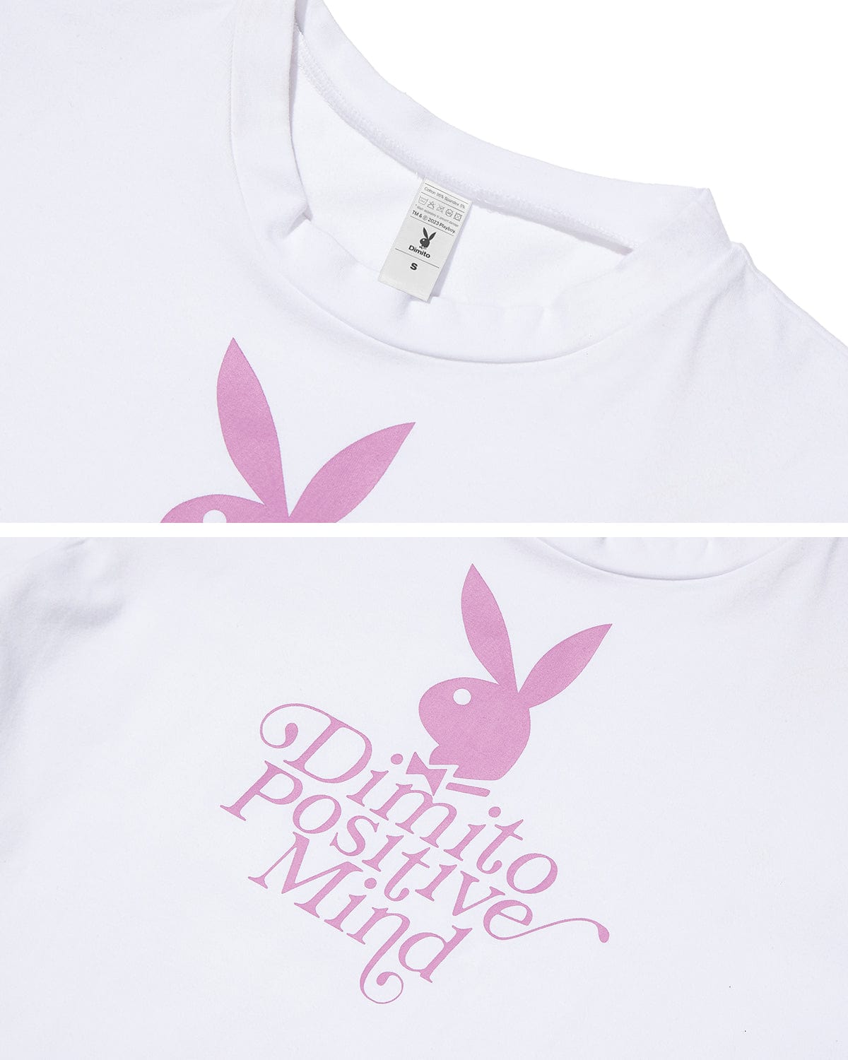 VERT (PLAYBOY X DIMITO) BODYSUIT WHITE