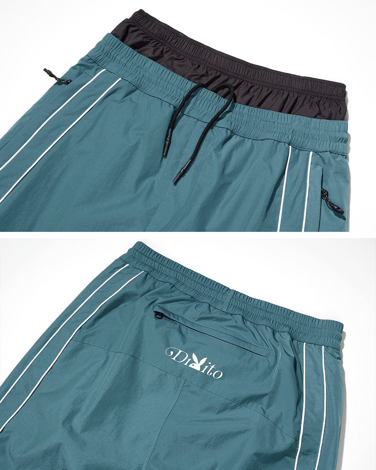 VERT (PLAYBOY X DIMITO) DL PANTS DARK TEAL (Wide Fit)