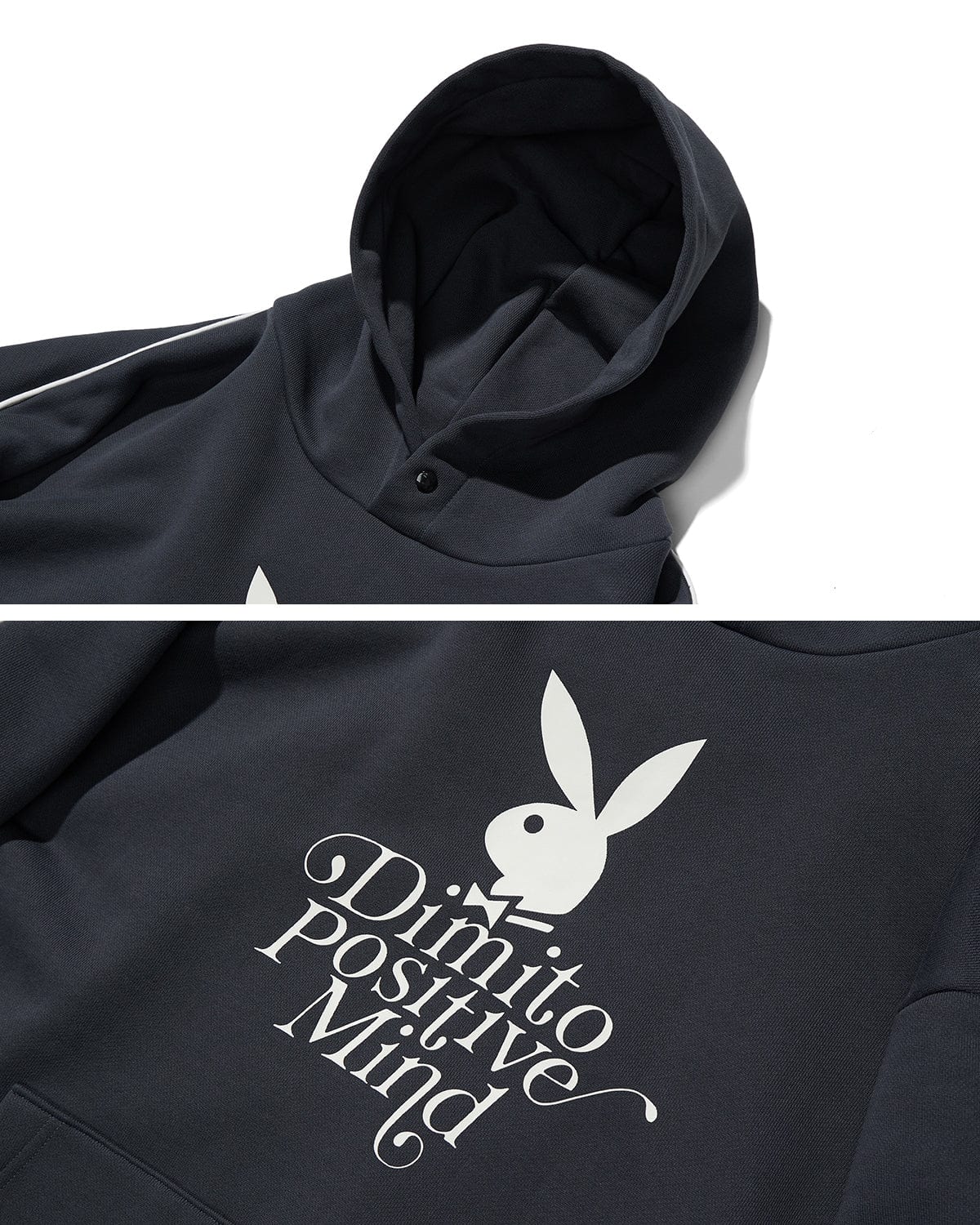 VERT (PLAYBOY X DIMITO) HOODIE CHARCOAL