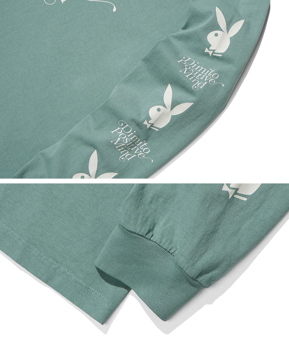 VERT (PLAYBOY X DIMITO) LSV 6.5OZ TEE ATLANTIC GREEN