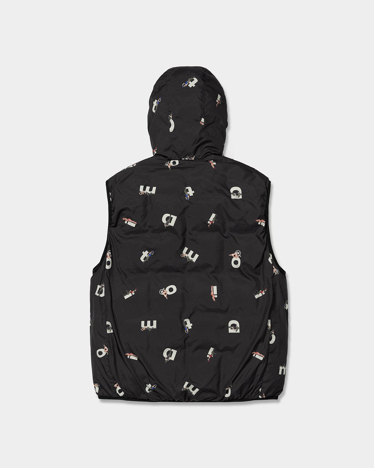 VERT (PLAYBOY X DIMITO) REVERSIBLE HD DOWN VEST GREY