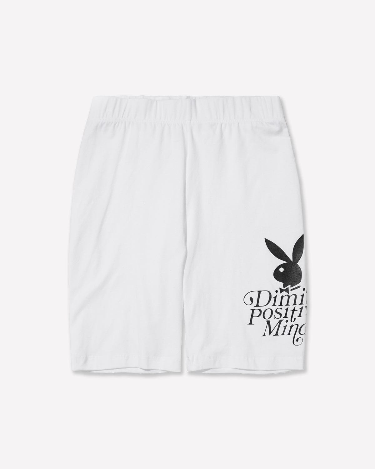 VERT (PLAYBOY X DIMITO) SPANDEX BIKER SHORT WHITE